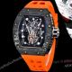 Swiss Copy Richard Mille RM66 Flying Tourbillon Rock Hand Orange Rubber Watch (2)_th.jpg